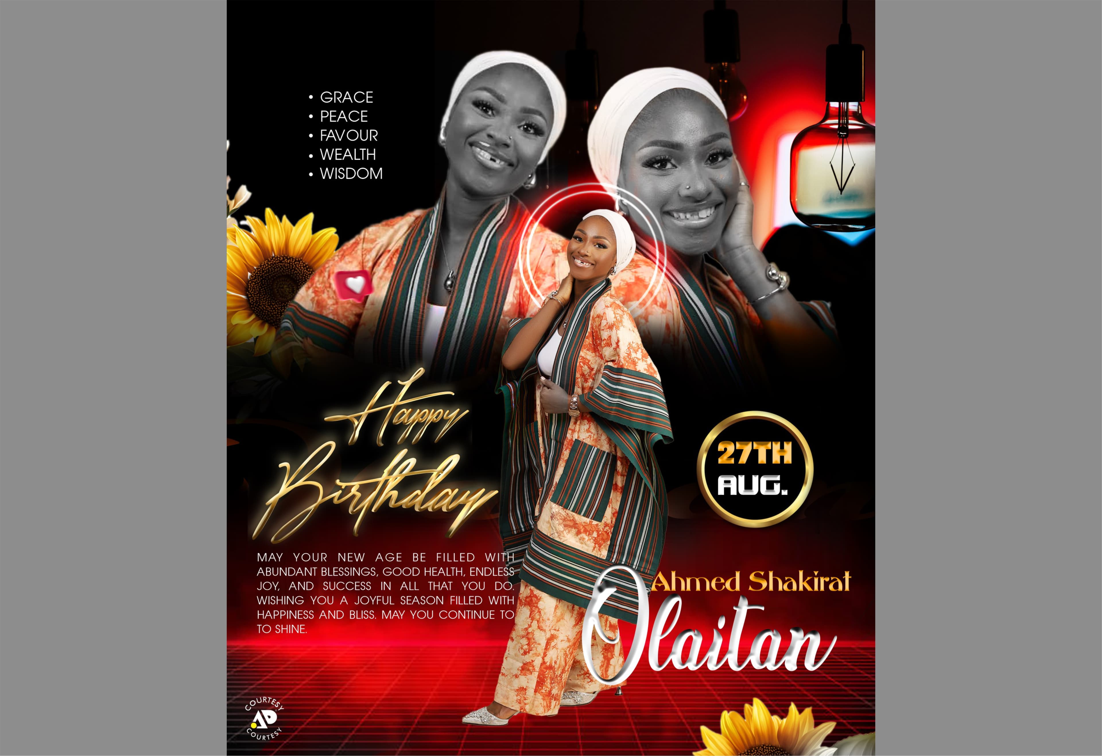 Birthday Poster design